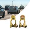 Надежные латунные 8-мм клеммы аккумулятора Коррозионностойкие конструкции Зажимы для кабелей для автомобильных применений 12 В 24 В 48 В