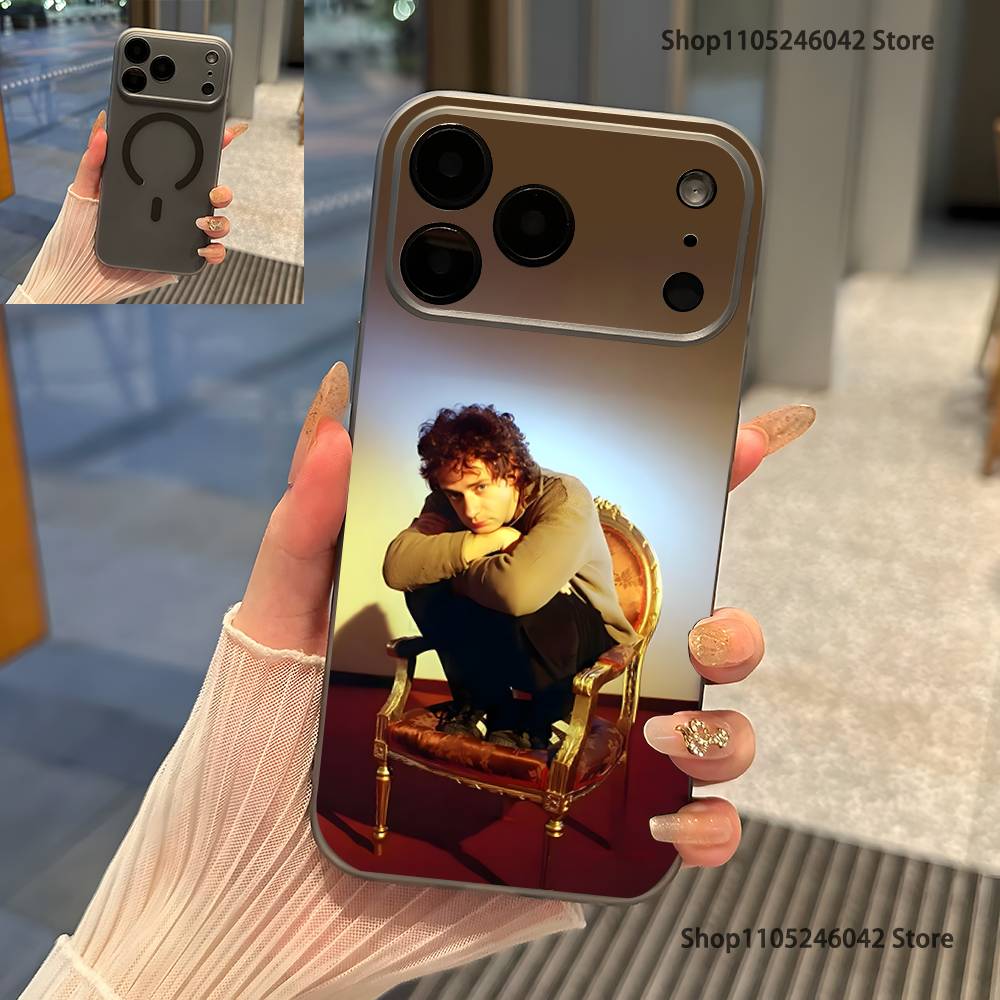 Певец G-Густаво Cerati Для iPhone 17,16,15,14,13,12,11,Pro,Max,Plus Прозрачный серый Чехол для телефона Магнитная Беспроводная зарядка