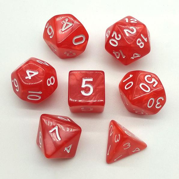 7 шт./лот, многогранные игральные кости из смолы D&D D4 D6 D8 D10 D% D12 D20, многогранные игральные кости TRPG, настольные игры