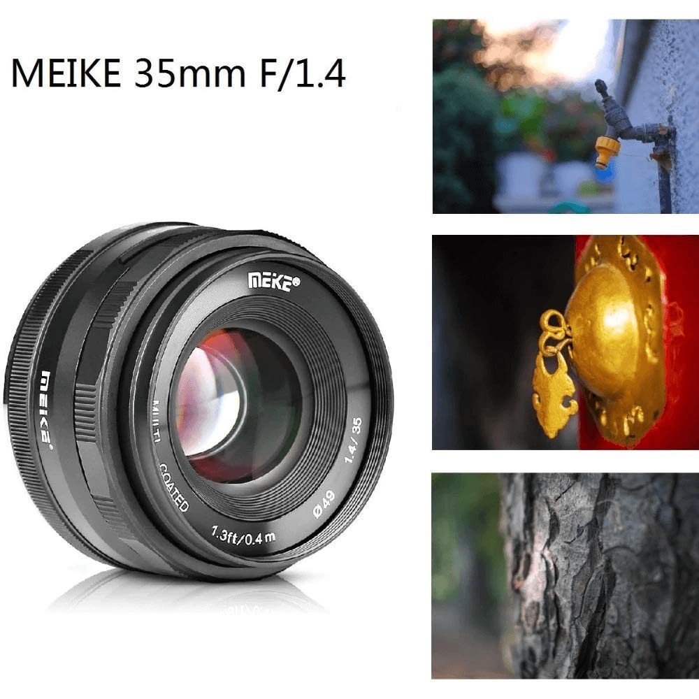 MeiKe 35мм Объектив Крепление Micro Four Thirds F1.4 [Крепление Micro 4/3] APS-C