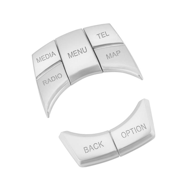 Автомобильные мультимедийные кнопки, декоративная накладка, наклейка, подходит для BMW 1, 2 серии, 3 серии, 4 серии, 5 серии, 7 серии X1 X3 X4 X5