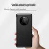 Ekakashop Smart View Flip Case for Huawei Mate 40, Full Protection Anti-Drop Business Leather Cover for Mate 40e - Mysterious Black