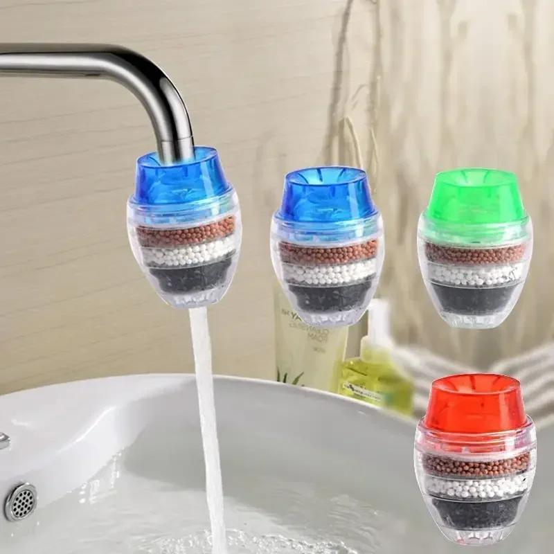Кухонный простой сплошной цветной очиститель фильтр для крана водосберегающий кран барботер фильтрующая насадка с активированным углем очищающие фильтры