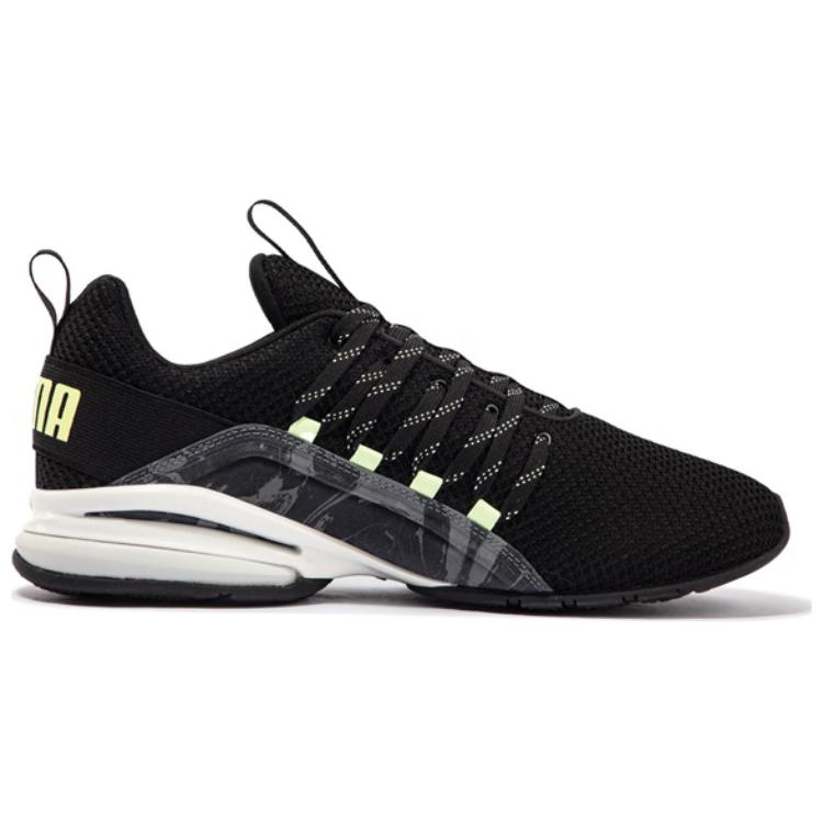 Мужские кроссовки PUMA Axelion Дышащие Низкие Беговая обувь Мужские Черные