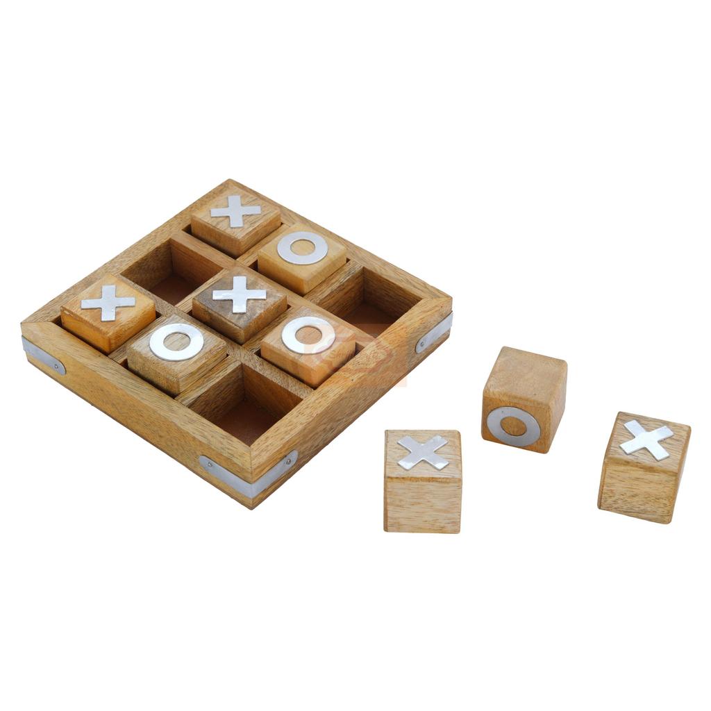 ShrijiCrafts Handmade Wooden Tic Tac Toe Настольная игра