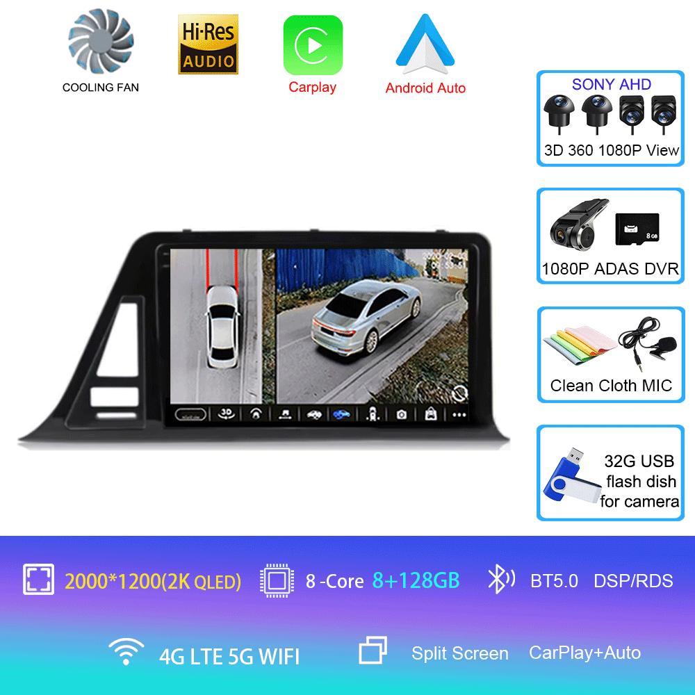 Для Toyota C-HR CHR 2016-2020 автомобильный радиоприемник Android 14 Carplay Auto Screen мультимедийный проигрыватель с правой стороны водителя стерео 2din головное устройство