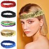 Shiny Bow Sequin Headband Headwear Elastic Hairbow Party Gift Glitter Hairband