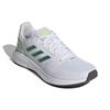 adidas Run Falcon 2.0 White Signal Green Женские кроссовки Cloud-White Vision-Metallic H04521
