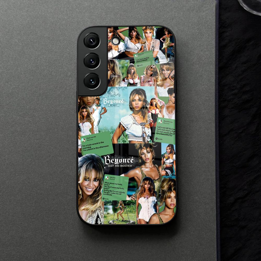Album Bey Beyonce Phone Case Glass For Samsung Galaxy S21 S26 S25 S22 S20 S24 S23 Ultra Fe Plus A16 A34 A54 A24 Coque