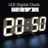 3D LED Digital Alarm Clock Wall Clock Table Desktop Clocks Time /Date/Temperature For Living/Office/Room/Home Decoration