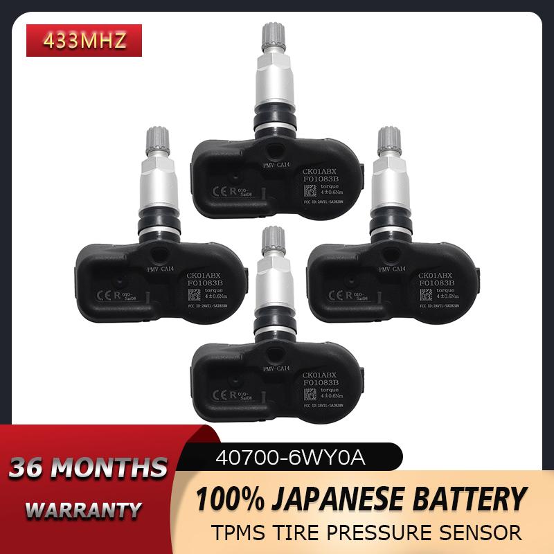 Датчики давления в шинах ДЛЯ Infiniti Q70 QX50 Nissan JUKE Leaf 2013- 433 МГц PMV-CA14 ДАТЧИК TPMS 40700-6WY0A 40700-6WY0B
