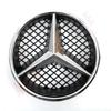C200 E200 Для Mercedes Benz Серебристо-черная Передняя решетка в стиле OE Звезда-эмблема Для Mercedes Benz C-Class W204 2008-2014 C180 C20