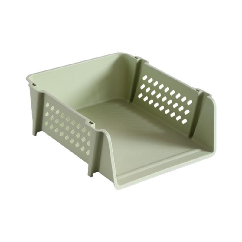 Plastic Rack Document Tray Office File Shelf Stackable Layered A4 Paper File Organizer Desk File Box for Home Storage Racks