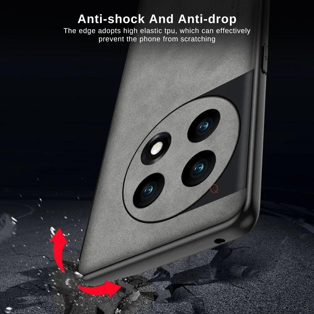 Роскошный чехол из овчины One Plus 10t 10r 9r 11r 2v для Oneplus 11 Ace 2 10 Pro 9 RT 5g 9RT, мужская задняя крышка в стиле ретро Oneplus11