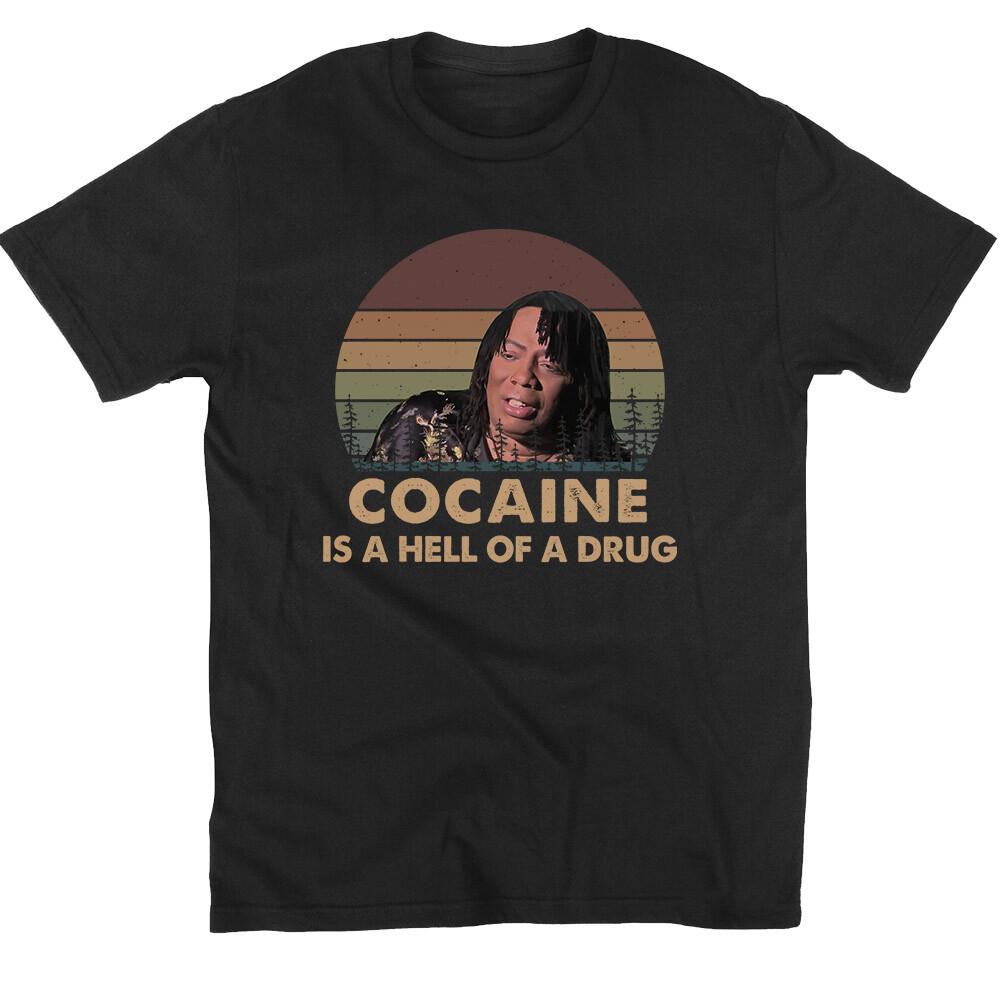 SALE Cocaine is A Hell Of A Drug James Dave Chappelle Show Funny Vintage Movie T