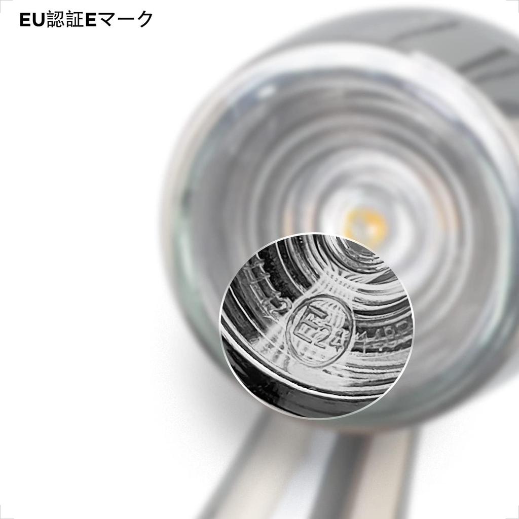 evermotor Светодиодный указатель поворота для мотоцикла 12 В, хромированный, пулевидный, с высокой яркостью, круглый, водонепроницаемый, сертификация ЕС E Mark (4 шт)