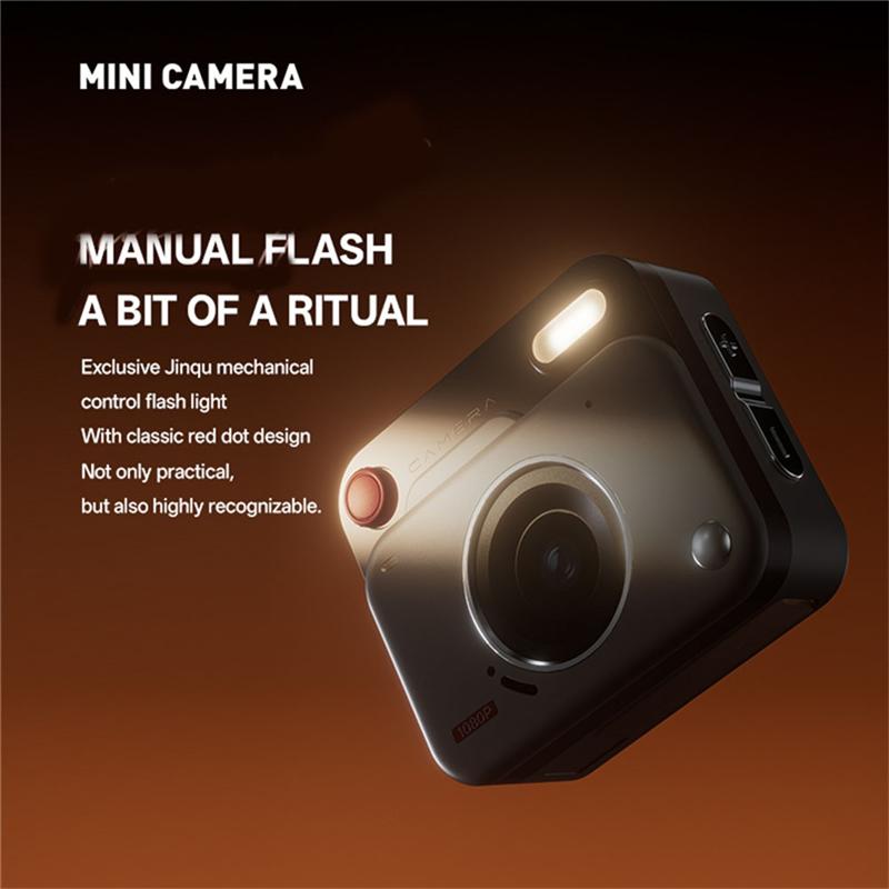 B03B-HD CCD Retro Mini Compact Digital Camera 1080P 800W With Screen Outdoor Photography Travel Photography Video Camera