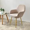 European-Style Universal Leather Dining Chair Cover with Curved Backrest, Thickened Design, and Household Stool Compatibility
