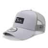[New Era] Кепка New Era Mesh 9FORTY A-Frame Trucker 14666239 N010AT465 Серая ЧЕРНАЯ НАШИВКА Эксклюзив от ONSPOTZ Мужская Женская Шляпа 940 New Era Deep BB Cap UV