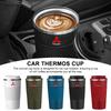 Stainless Steel Coffee Thermos Mug Car Vacuum Flask Travel Thermal Cup for Mitsubishi Outlander Lancer 10 9 Center Hub Cap