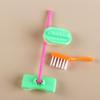 9pcs/set Sweep DollHouse Household Cleaning Tools Pretend Play Miniature Sweep Toys  Ob11