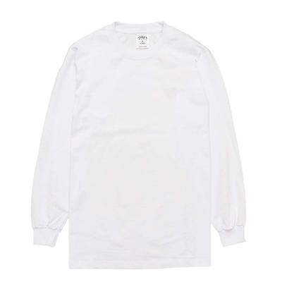 Тяжелая длинная толстая футболка Shaka Wear Plain oz с длинным рукавом, большой размер, стильная уличная мода, белая футболка [Shaka Wear] 7.5 Мужская футболка