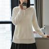 VanZhen Women's 100% Wool Hooded Sweater