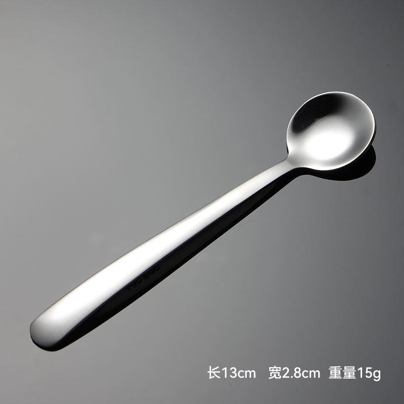 Обычная ложка для приправ из нержавеющей стали 304, упакованная и прессованная решетка для приправ, маленькая ложка, мини-десерт, подарочная ложка для сахара
