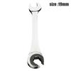 1pc 8-19mm Tubing Ratchet Wrench Spanner Combination Wrench Flex-head Metric Oil Flexible Open End Wrenches Tools
