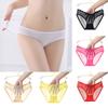 Women's Low-Waist Seamless See Through Mesh Briefs Sheer Panties Knickers Underwear Transparent
