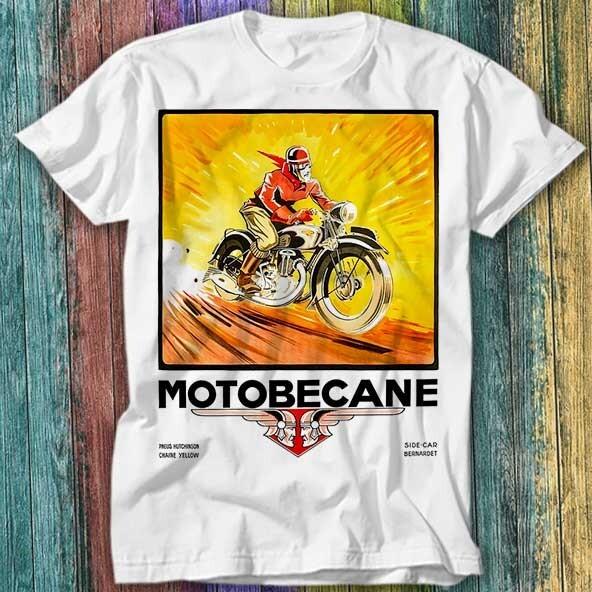 1936 Geo Ham Мотоцикл Motobecane Футболка Топ Футболка 532 Унисекс Футболка