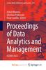 Книга Proceedings of Data Analytics and Management : ICDAM 2022