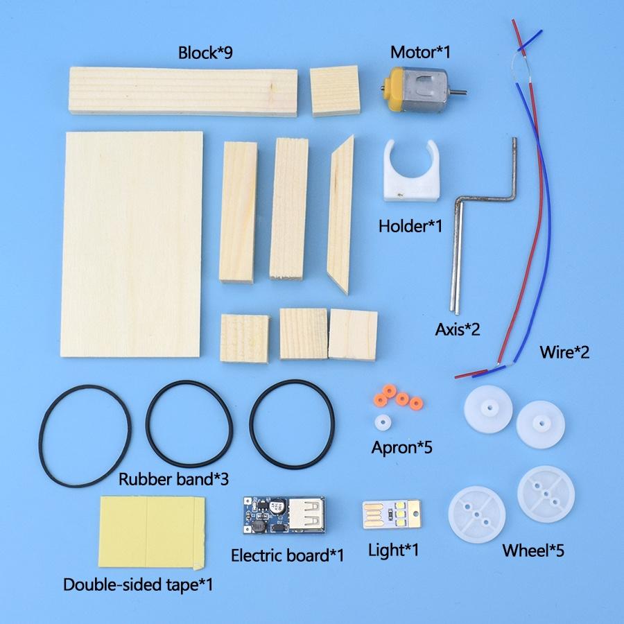 Деревянная развивающая игрушка для детей: ручной генератор ребенок исследует науку