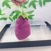 Eggplant Colorful Plush Doll Keychain Adorable Stress Reliever For Everyday Use