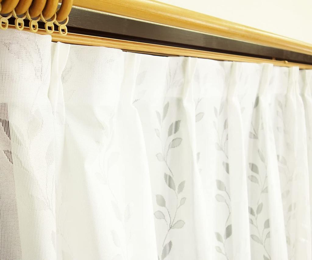 Carten Shop Outlet огнестойкая зеркальная кружевная занавеска с узором в виде листьев, натуральный белый цвет, огнестойкая защита от ультрафиолета, дневная видимость, ширина 150 см