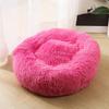 Cat Pet Dog Calming Beds Nest Warm Fluffy Plush Comfy Soft Mattress Donut Pad