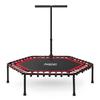 Neo-Sport Fitness Trampoline With Handle 127 Cm - Hexagonal Red