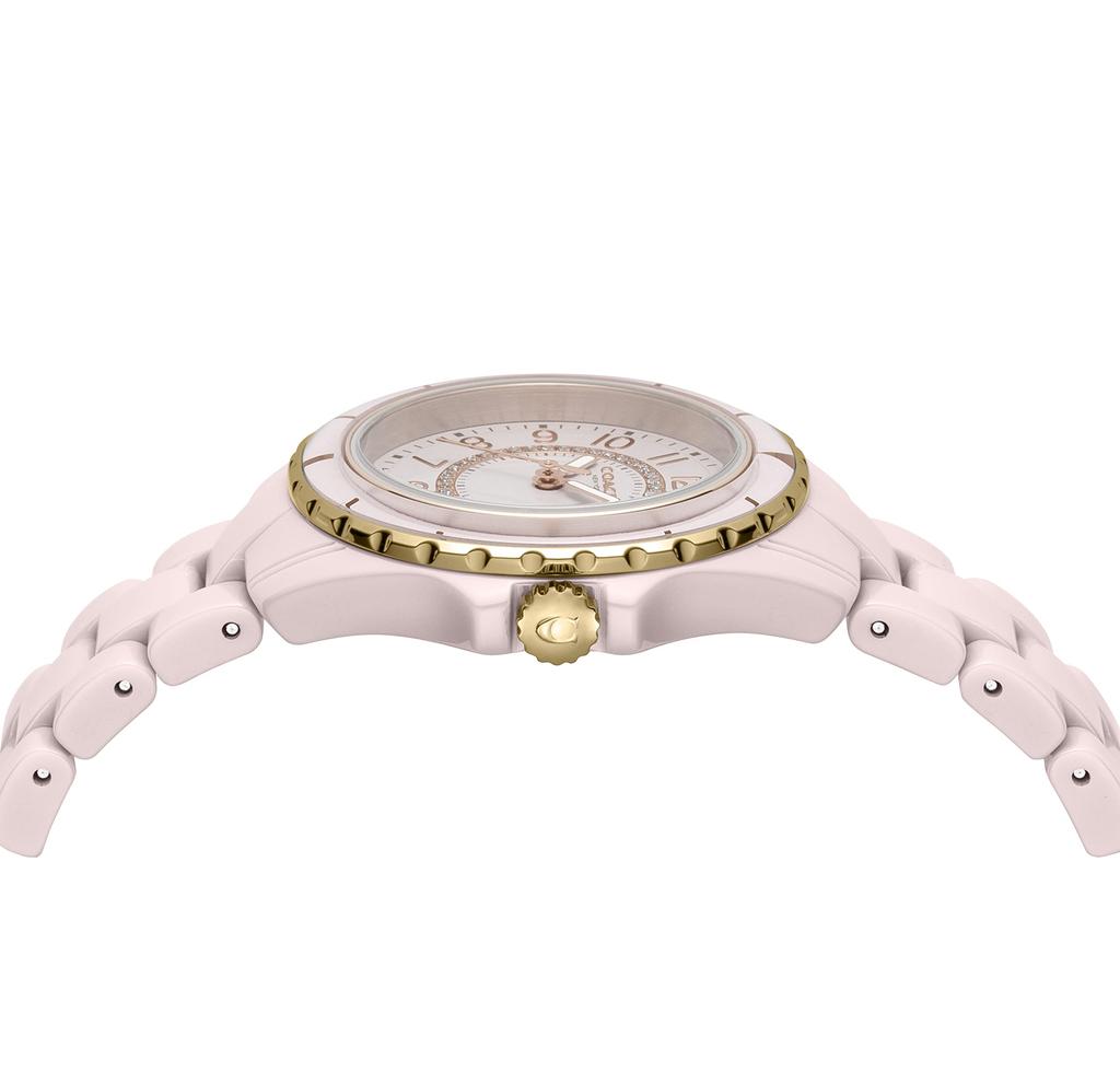 Coach Preston 32mm Women's Watch with Pink Dial and Ceramic Quartz Movement (14503463) [Parallel Import]