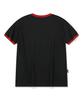 CPGN STUDIO Клуб Штампов Футболка-рингер с коротким рукавом Черная