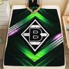 1pc Borussia Print Flannel Blanket, High quality Comfortable for All Seasons, Home Decor, Warmth and Comfort, Perfect for Christmas Gifts17