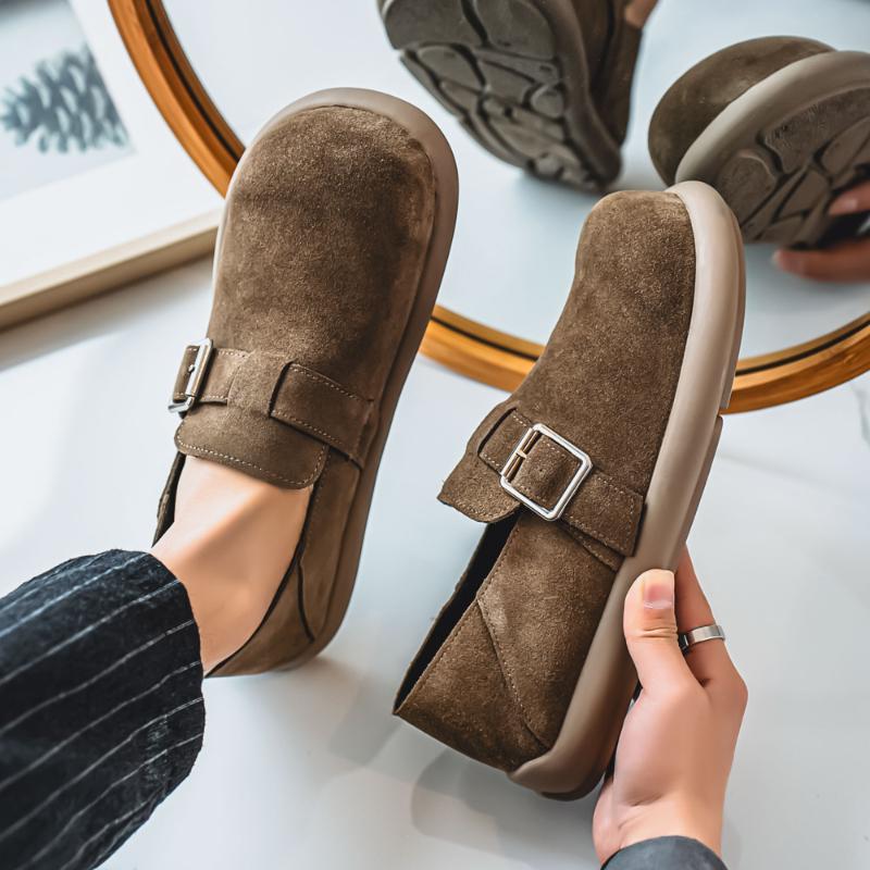 Новая мужская обувь Легкая Удобная Одношаговая Ленивая Обувь Противоскользящая Спортивные Туфли-Бобы Мягкая Подошва Широкий Носок Мужская Повседневная Обувь