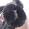Used MACKINTOSH LONDON Cashmere fur gloves black