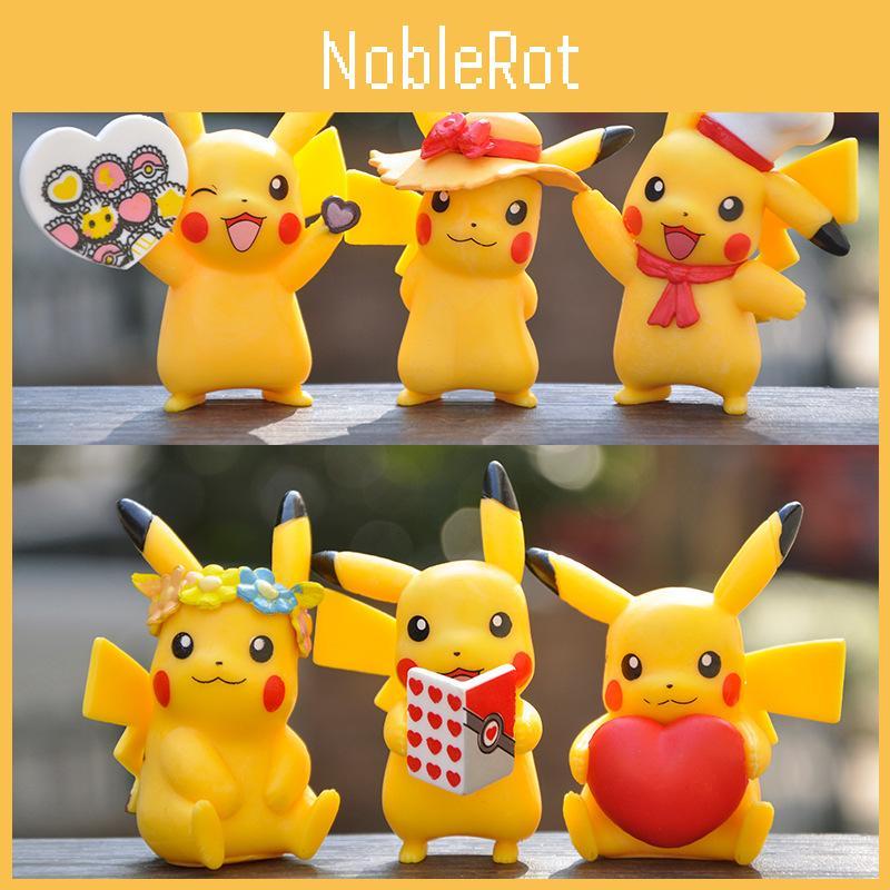 Покемон Пикачу ПВХ Фигурка Блайнд Бокс Настольный Декор Для Коллекционеров И Поклонников