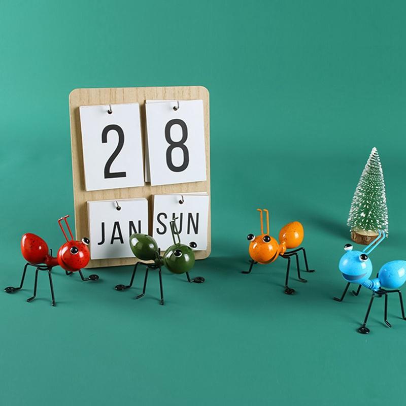 1 шт. металлическая фигурка муравья статуя насекомого открытый сад газон двор декор домашний орнамент 10 см