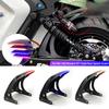 Motorcycle Front Fender Mudguard Extension Splash Pad Modified Accessory with Light for NIU UQI Ninebot SP1 Style Rear Splash Guard