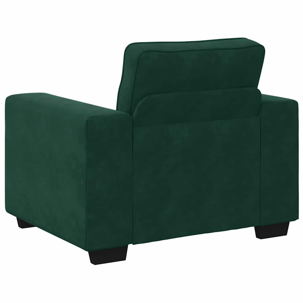 Armchair Dark Green 100x77x82 cm Velvet