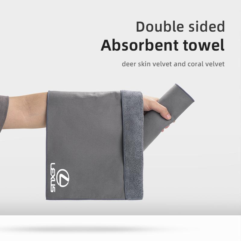 For Lexus RX330 IS250 Ct200h ES300h RX350 IS300h NX300h RX400h UX Car Car Microfiber Wash Towel Car Care Cleaning Tools