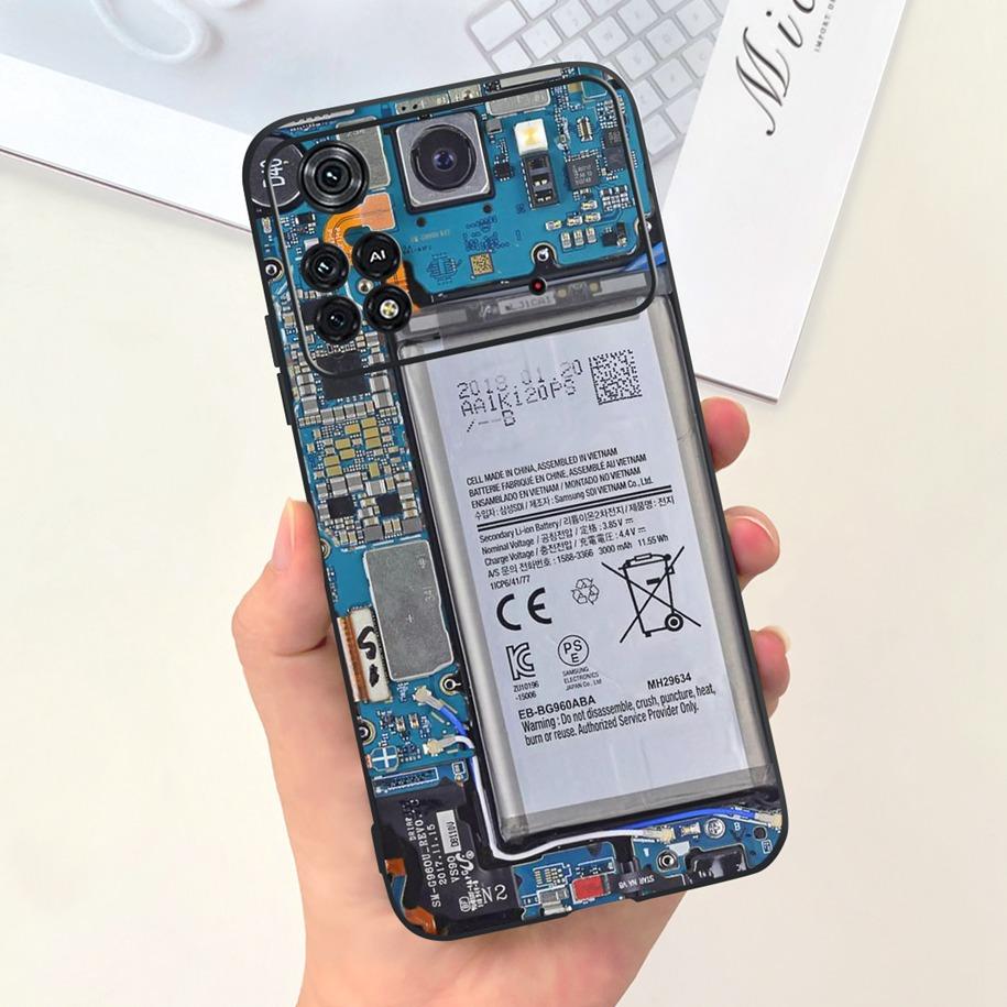 Для чехла Xiaomi Poco M4 Pro 5G Чехол для телефона Милый Астронавт Силиконовый Мягкий ТПУ Ударопрочный Funda Для Xiaomi Poco M4 Pro PocoM4 Чехлы