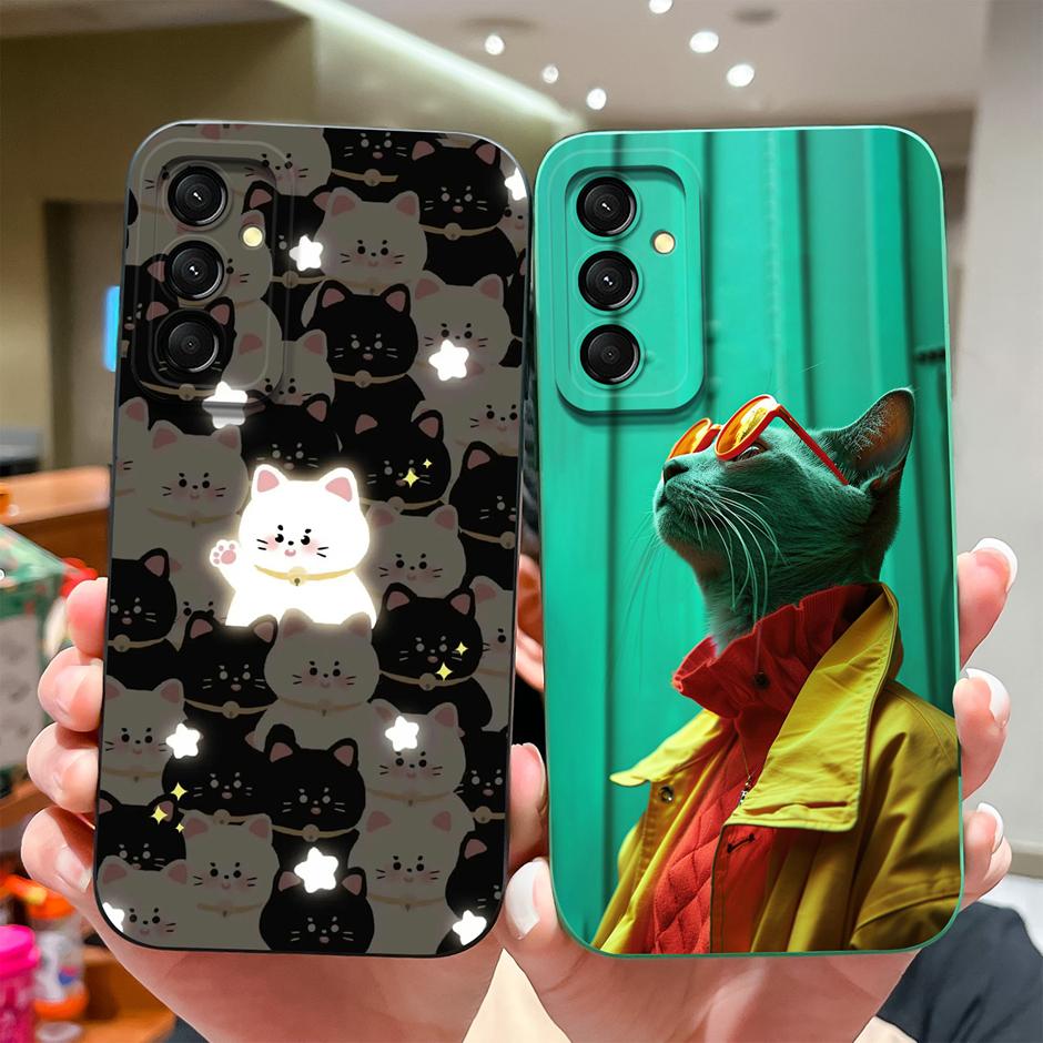 Чехол для Samsung Galaxy M23 M33 M35 M53 5G Модный Черный Кокосовая Пальма Силиконовый Мягкий Чехол SamsungM23 M 33 M35 M53 5G Funda Shell