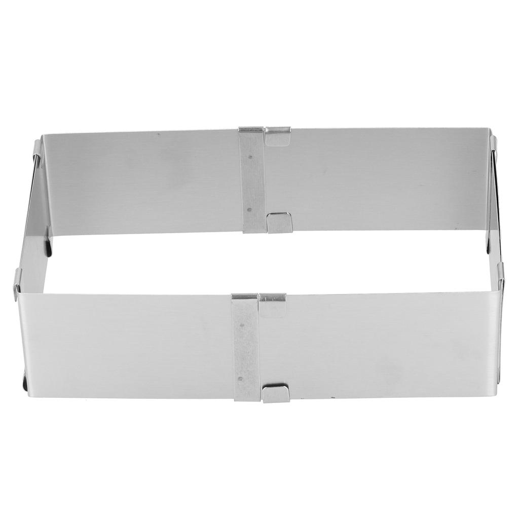 Квадратное кольцо для мусса из нержавеющей стали, выдвижная форма для печенья, торта, кухонные инструменты для выпечки своими руками, 10~18 см